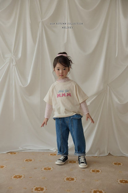 [PRE-ORDER] Frill Line Denim Pants