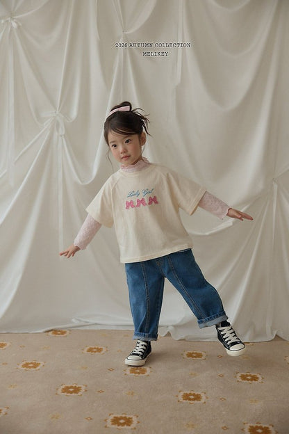 [PRE-ORDER] Frill Line Denim Pants
