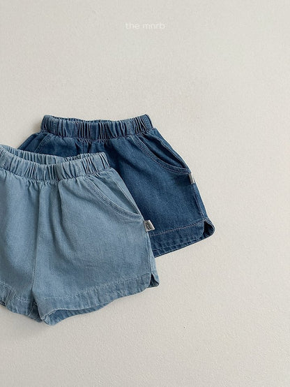 [PRE-ORDER] Round Denim Shorts
