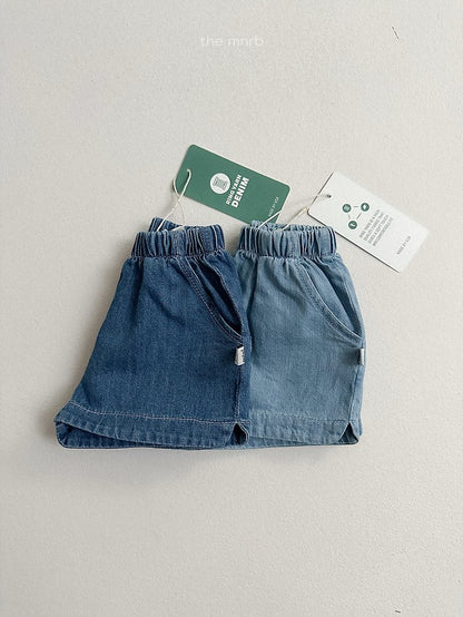 [PRE-ORDER] Round Denim Shorts