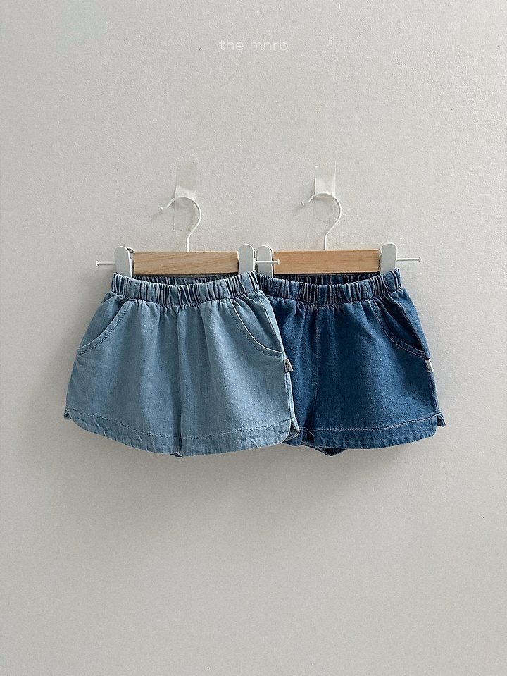 [PRE-ORDER] Round Denim Shorts