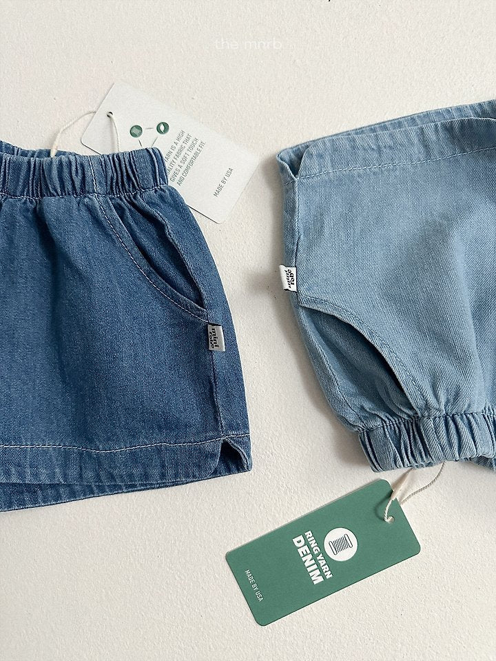 [PRE-ORDER] Round Denim Shorts