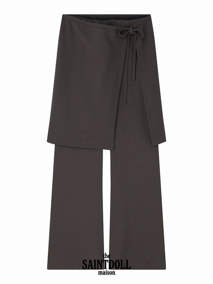 [PRE-ORDER] Wrap Boot-Cut Pants (Mom Couple)