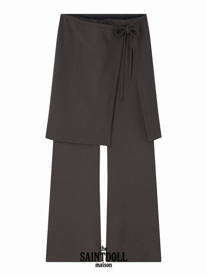 [PRE-ORDER] Wrap Boot-Cut Pants (Mom Couple)