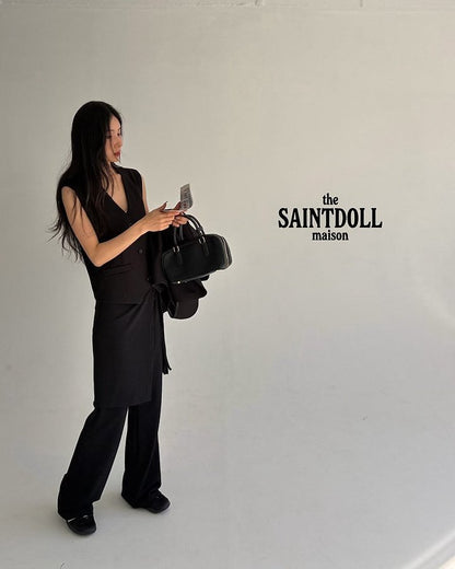 [PRE-ORDER] Wrap Boot-Cut Pants (Mom Couple)