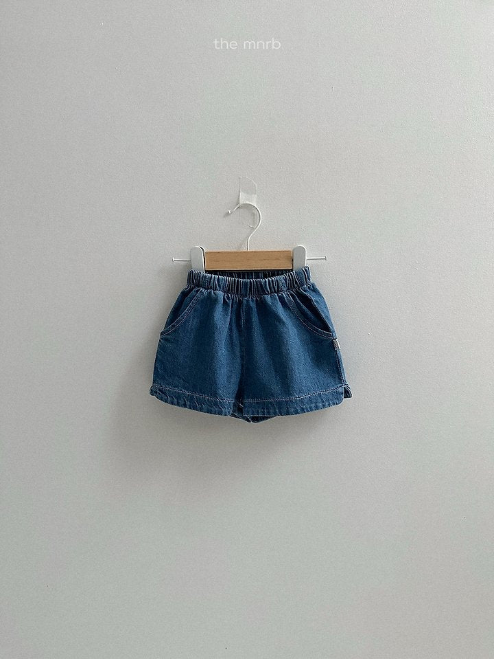 [PRE-ORDER] Round Denim Shorts