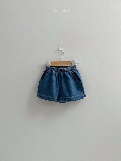 [PRE-ORDER] Round Denim Shorts