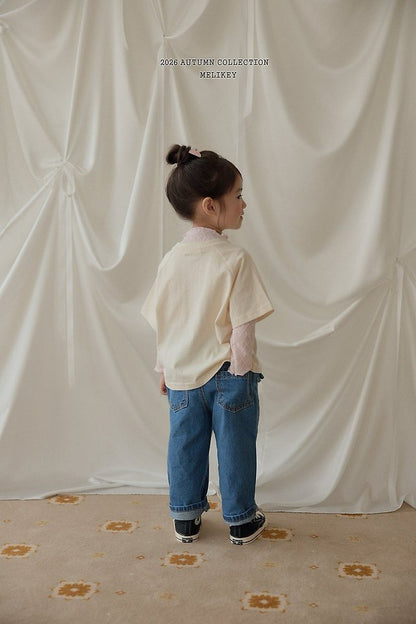 [PRE-ORDER] Frill Line Denim Pants