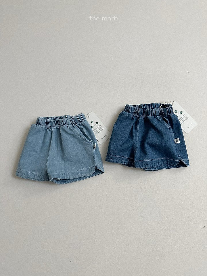 [PRE-ORDER] Round Denim Shorts