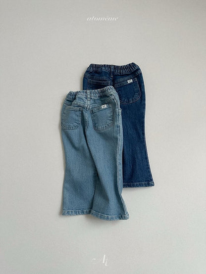 [PRE-ORDER] Berry Boot-Cut Denim Pants