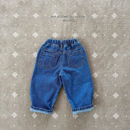 [PRE-ORDER] Frill Line Denim Pants