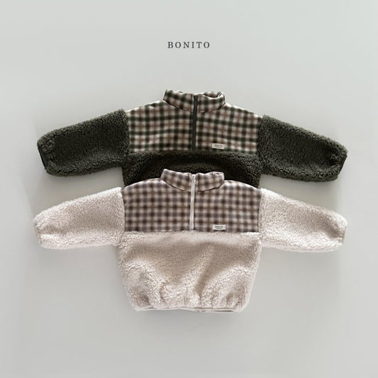 [PRE-ORDER] Suede Check Sherpa Sweatshirts