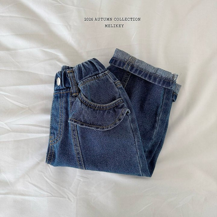 [PRE-ORDER] Frill Line Denim Pants
