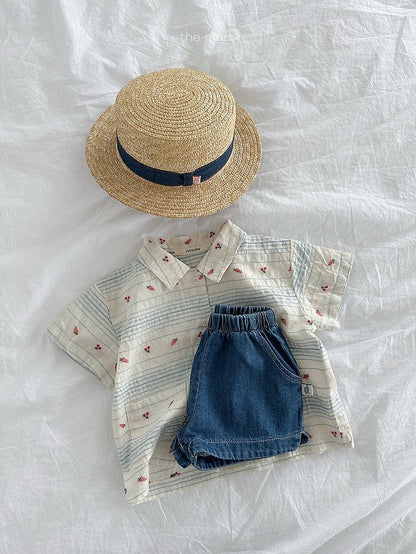 [PRE-ORDER] Round Denim Shorts
