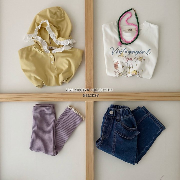 [PRE-ORDER] Frill Line Denim Pants