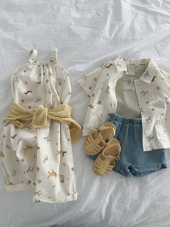 [PRE-ORDER] Round Denim Shorts