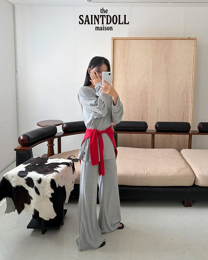 [PRE-ORDER] Soft Boot-Cut Pants (Mom Couple)
