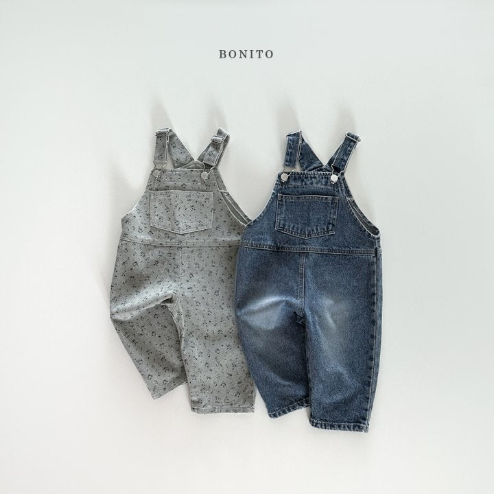 [PRE-ORDER] Denim Floral Overalls