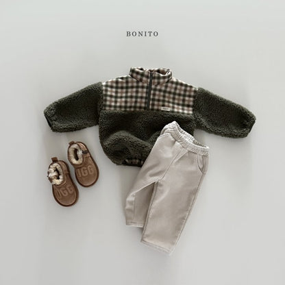 [PRE-ORDER] Suede Check Sherpa Sweatshirts