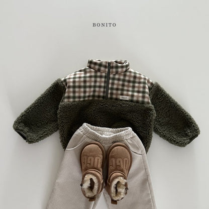 [PRE-ORDER] Suede Check Sherpa Sweatshirts