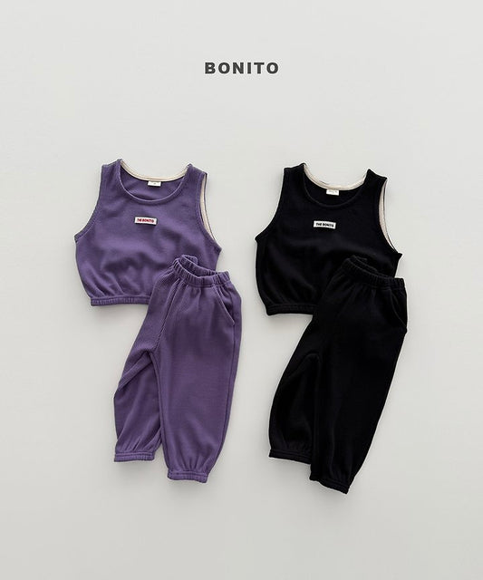 [PRE-ORDER] Mini Waffle Vest Bottom Set