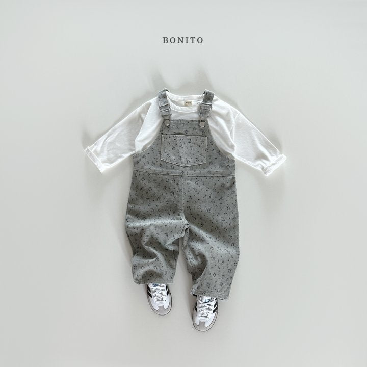 [PRE-ORDER] Denim Floral Overalls
