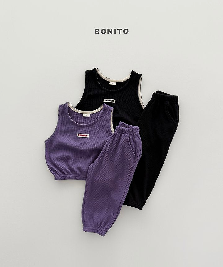 [PRE-ORDER] Mini Waffle Vest Bottom Set