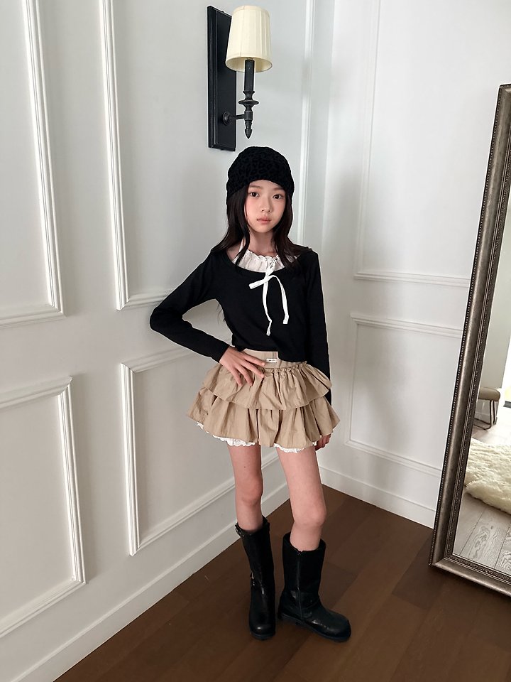 [PRE-ORDER] Shirring Ribbon T-Shirts