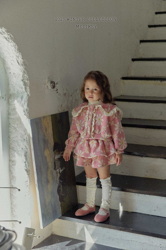 [PRE-ORDER] Big Floral Frill Cardigan