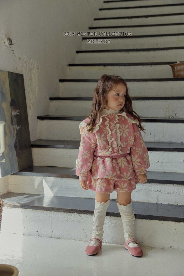 [PRE-ORDER] Big Floral Frill Cardigan