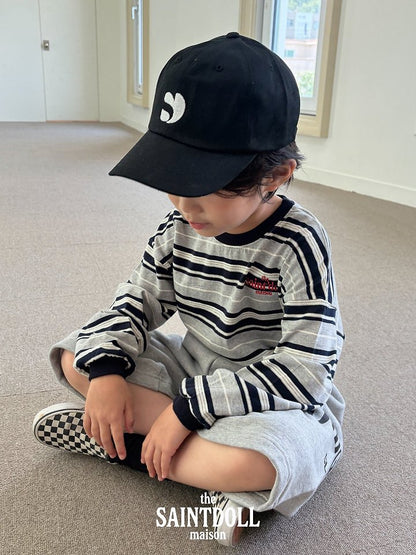 [PRE-ORDER] Embroidered Stripe T-Shirts