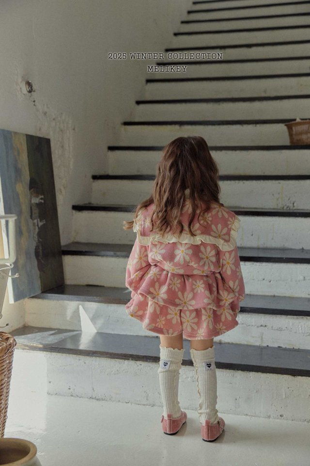 [PRE-ORDER] Big Floral Frill Cardigan