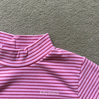 [PRE-ORDER] Mu Stripe Half Turtleneck T-Shirts
