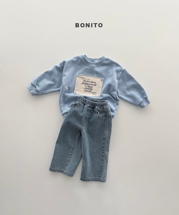 Remember Button Sweatshirts [Black/XS(1-2yr)]