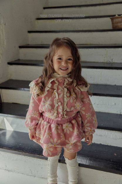 [PRE-ORDER] Big Floral Frill Cardigan