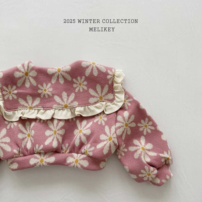 [PRE-ORDER] Big Floral Frill Cardigan