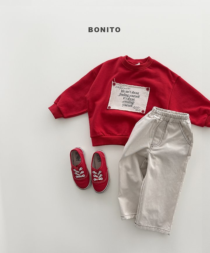 Remember Button Sweatshirts [Black/XS(1-2yr)]