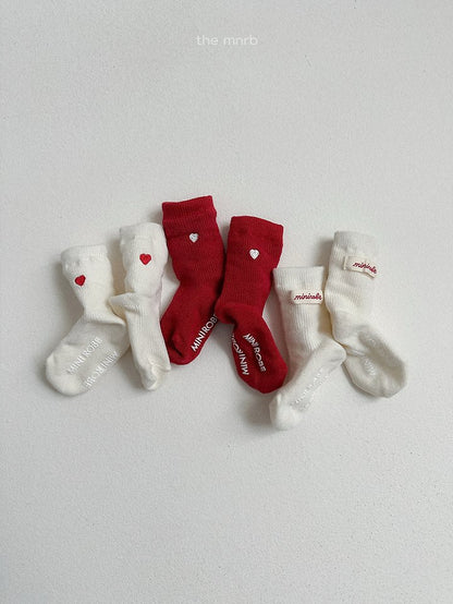 [PRE-ORDER] Heart Logo Socks Set