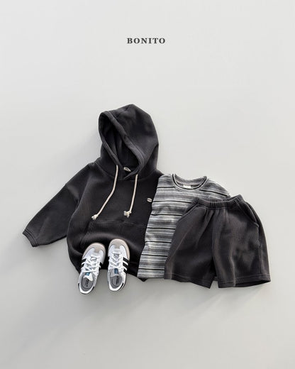 [PRE-ORDER] Small Waffle Hoodie Top Bottom Set