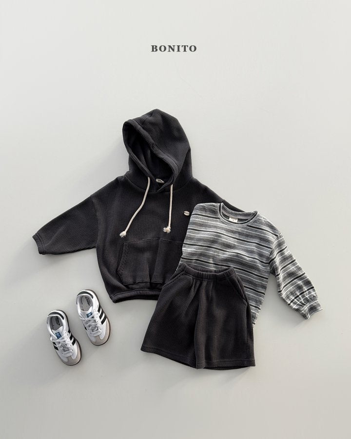 [PRE-ORDER] Small Waffle Hoodie Top Bottom Set