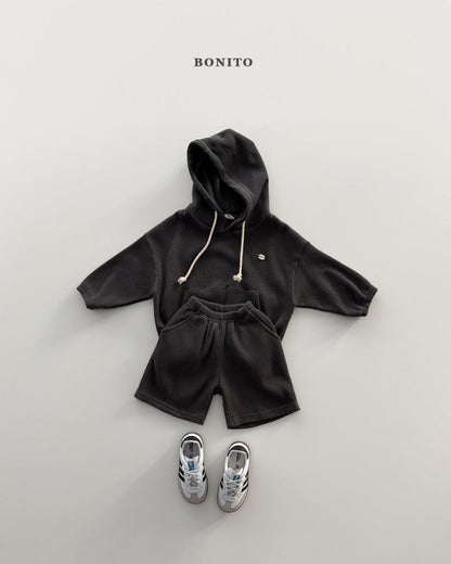 [PRE-ORDER] Small Waffle Hoodie Top Bottom Set