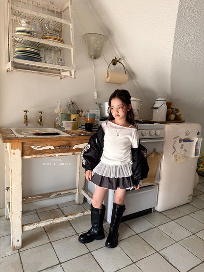 [PRE-ORDER] Mesh Frill T-Shirts