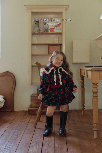 [PRE-ORDER] Cherry Frill Cardigan