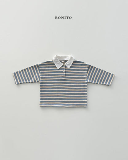 [PRE-ORDER] Tommy Stripe Collar T-Shirts