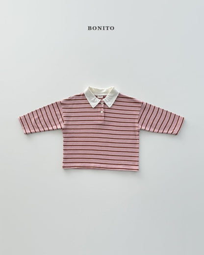 [PRE-ORDER] Tommy Stripe Collar T-Shirts