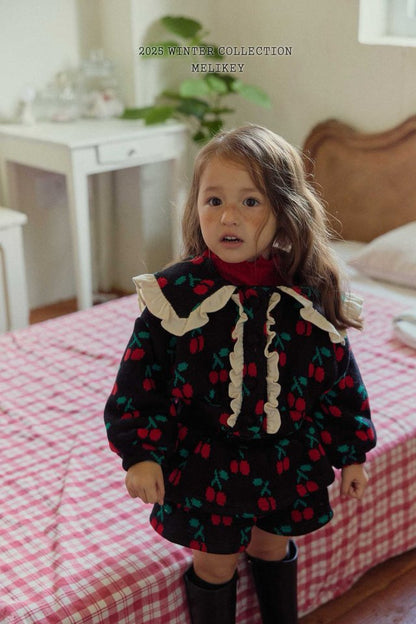 [PRE-ORDER] Cherry Frill Cardigan