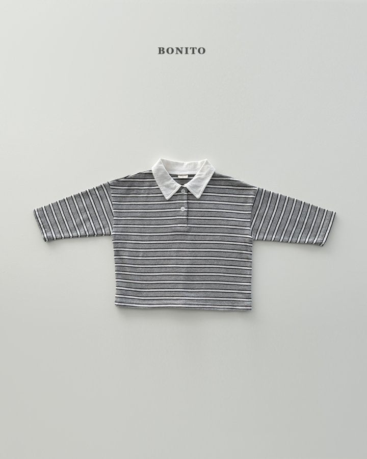 [PRE-ORDER] Tommy Stripe Collar T-Shirts