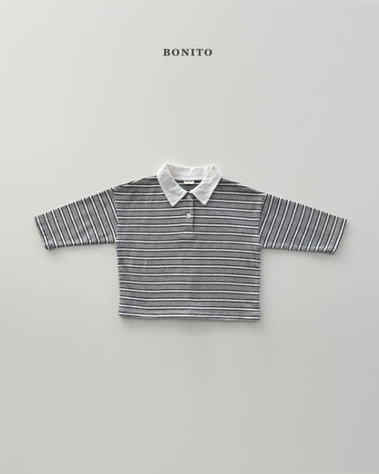 [PRE-ORDER] Tommy Stripe Collar T-Shirts