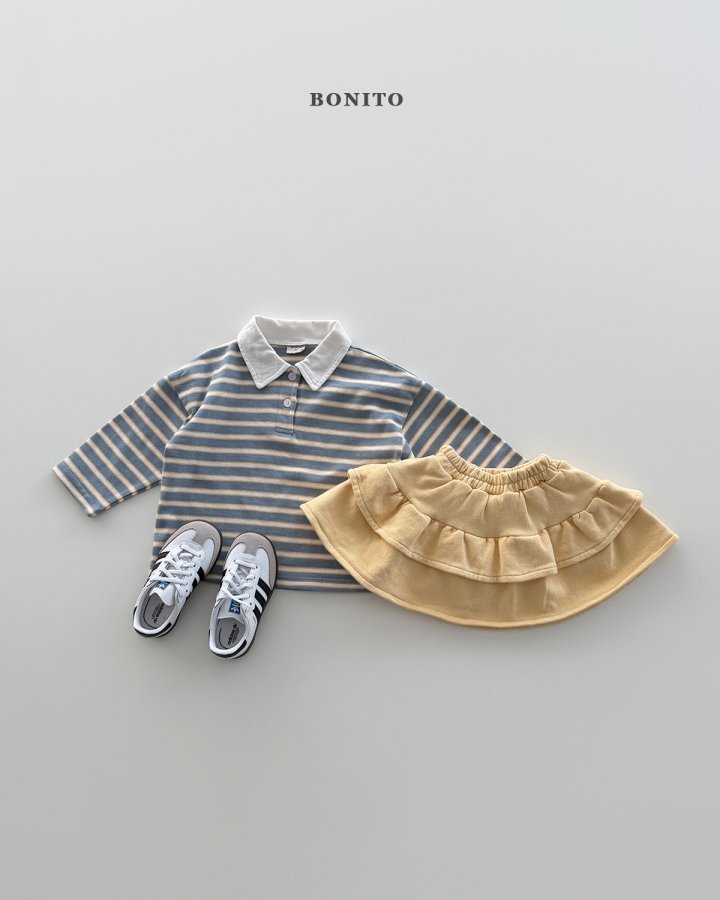 [PRE-ORDER] Tommy Stripe Collar T-Shirts