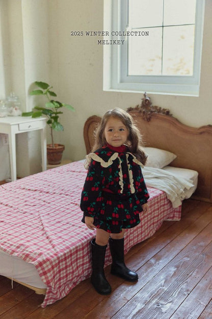 [PRE-ORDER] Cherry Frill Cardigan